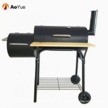 Grand chariot extérieur Barreau portable en charbon de bois BBQ Grill